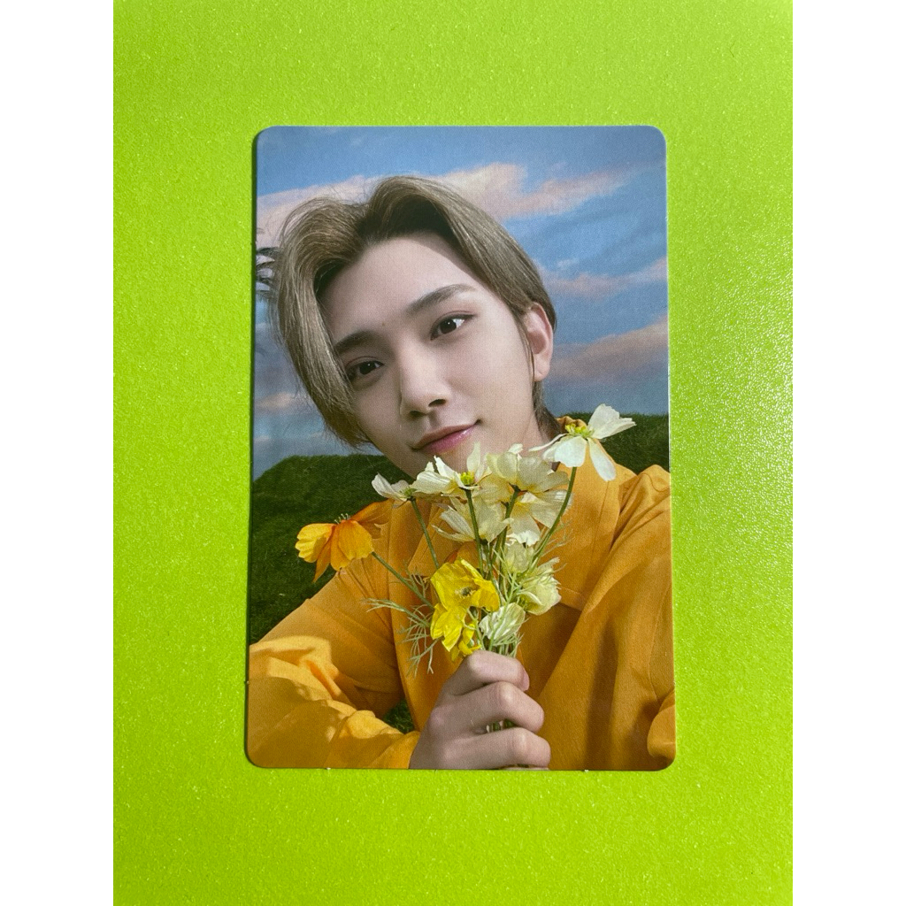 official photocard pc joshua seventeen flower