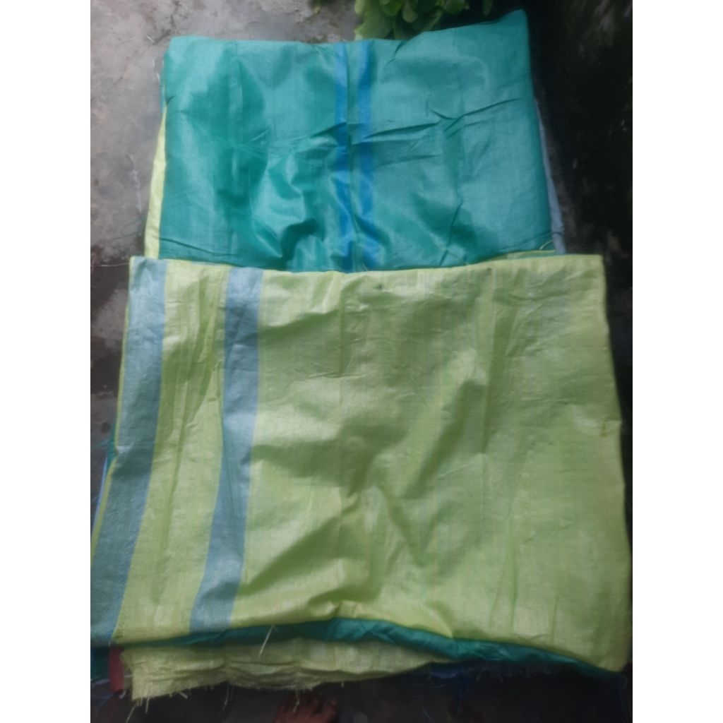 karung bekas jumbo ukuran 110+x150+ jahitan isi 2pcs buat wadah rosok plastik dll