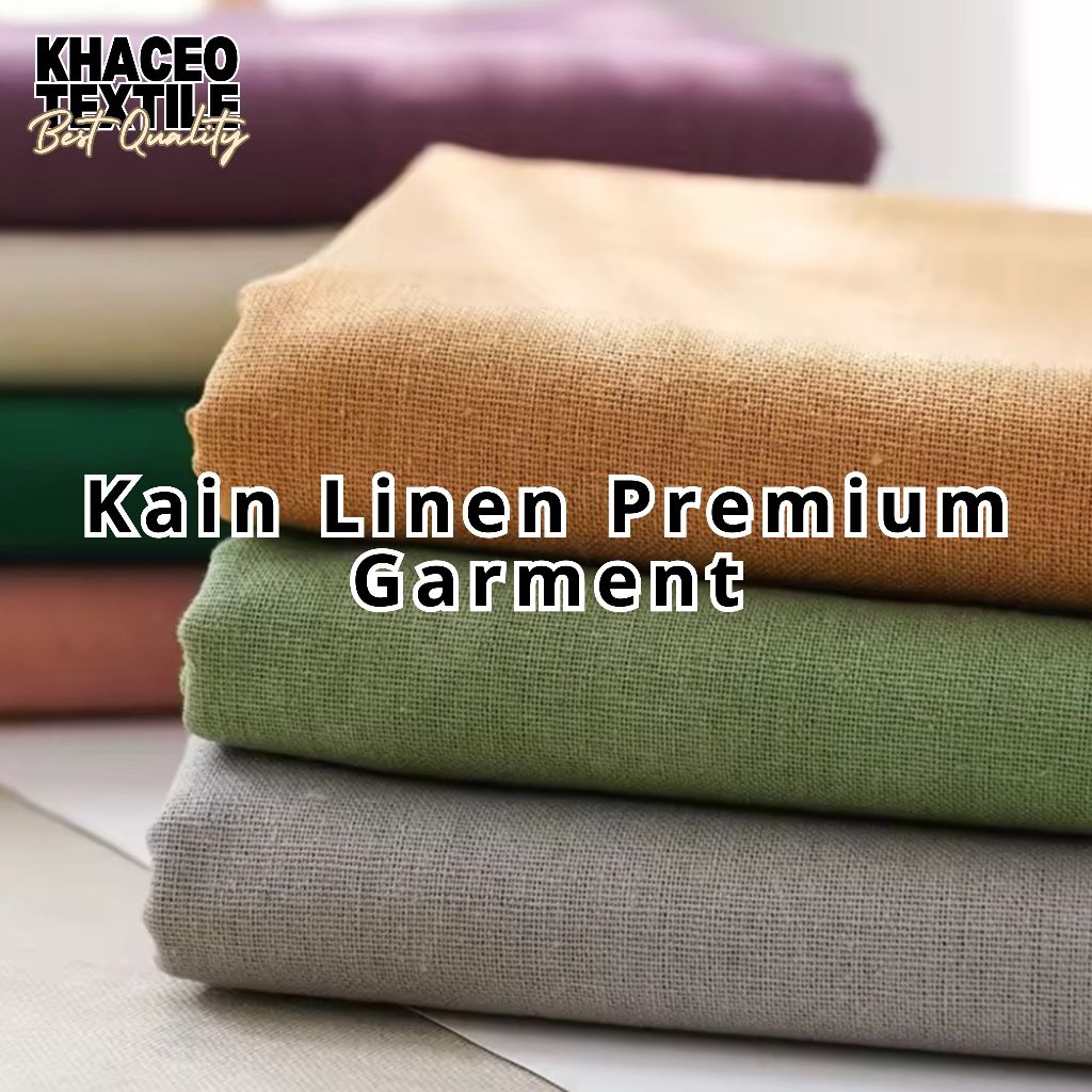 PROMO!! Kain Linen Meteran/Kain Linen Premiun Garment/Kain Linen Murah/Kain Linen