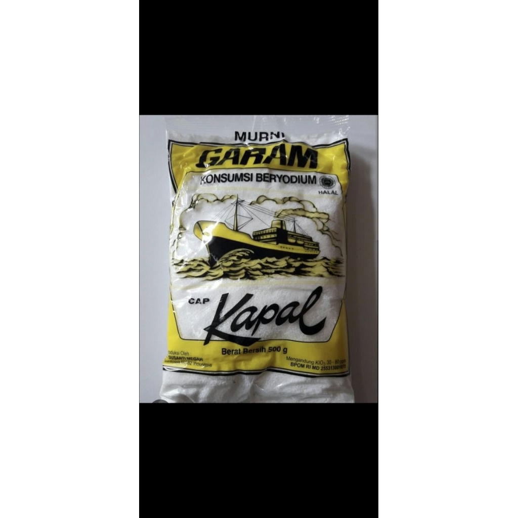 

Garam cap kapal 500gr 1ball (isi 20)