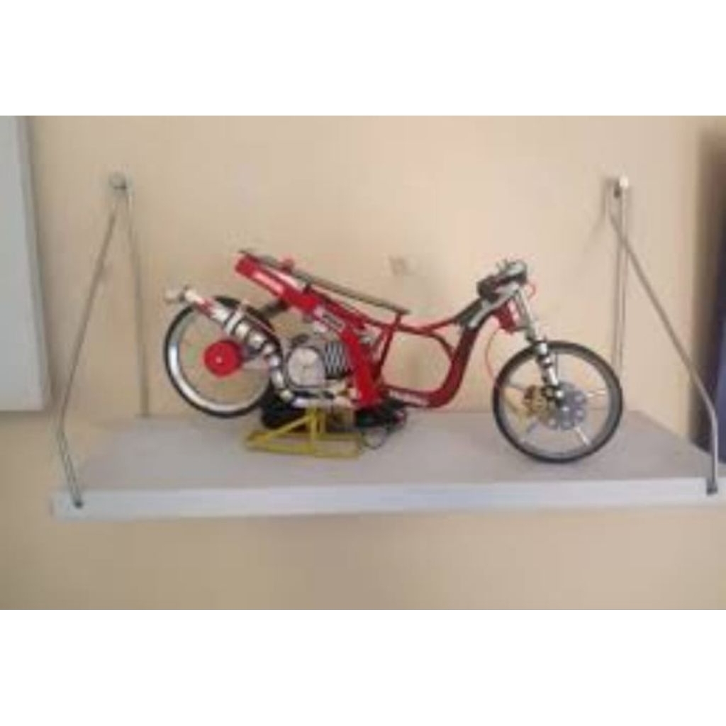 diecast miniatur motor Honda Vario 125 LED modif parts drag