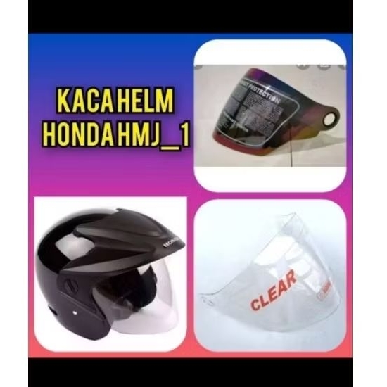 KACA HELM HONDA HMJ_1 HITAM BENING