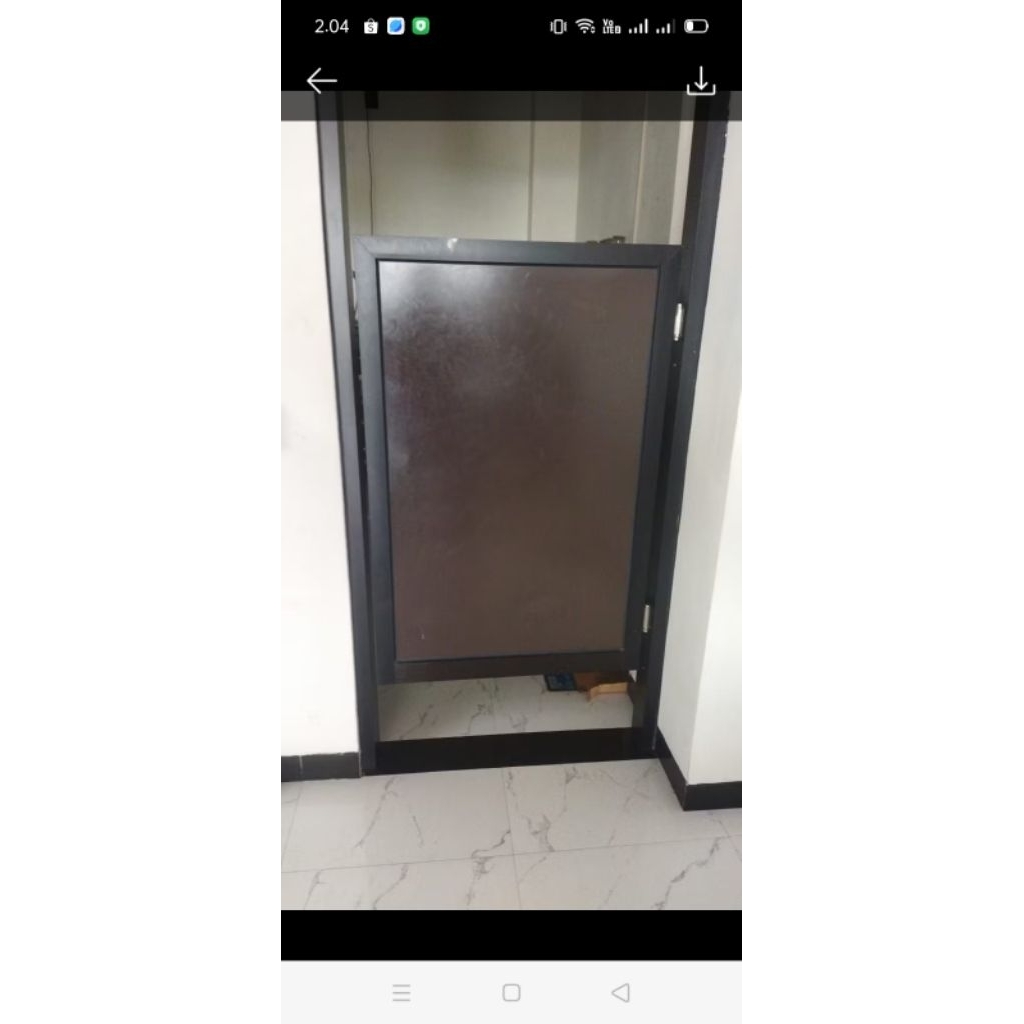Custom pintu koboi Aluminium