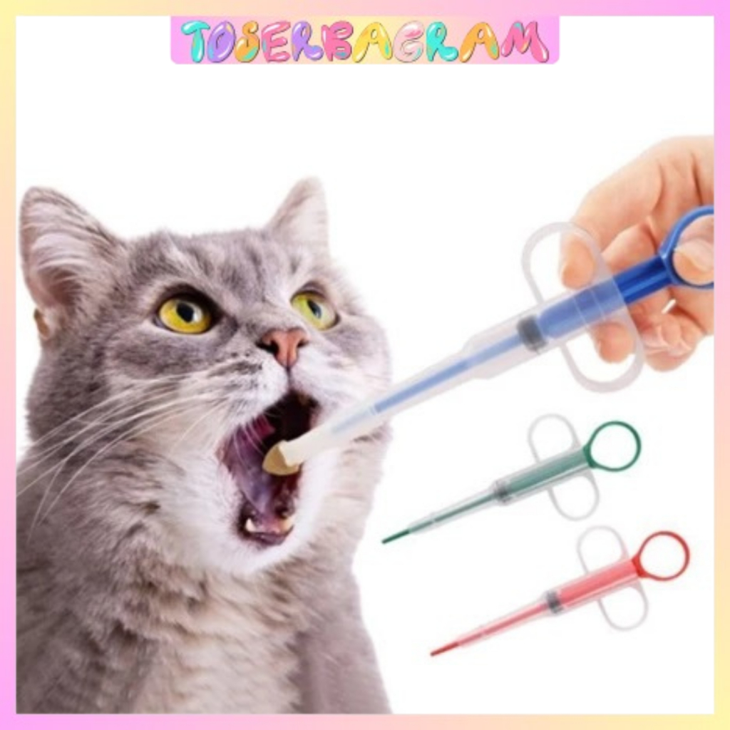 Alat Bantu Makan Obat Hewan / Alat Untuk Hewan Minum Obat / Pembantu Minum Obat Hewan