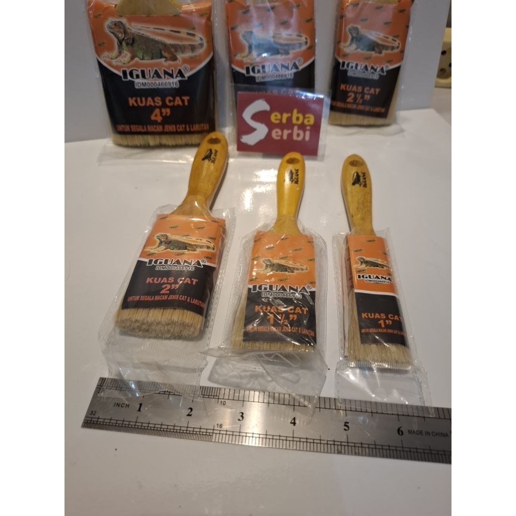 

-BAGUS KUAS TANGAN- Brush cat air minyak bulu padat