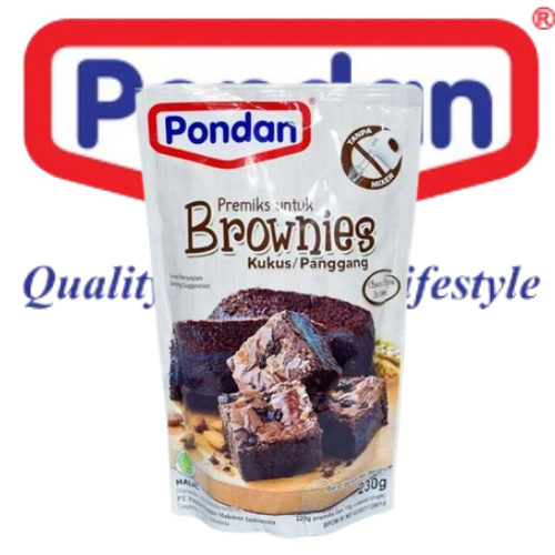 

Pondan Brownies Kukus/Panggang 230 gr
