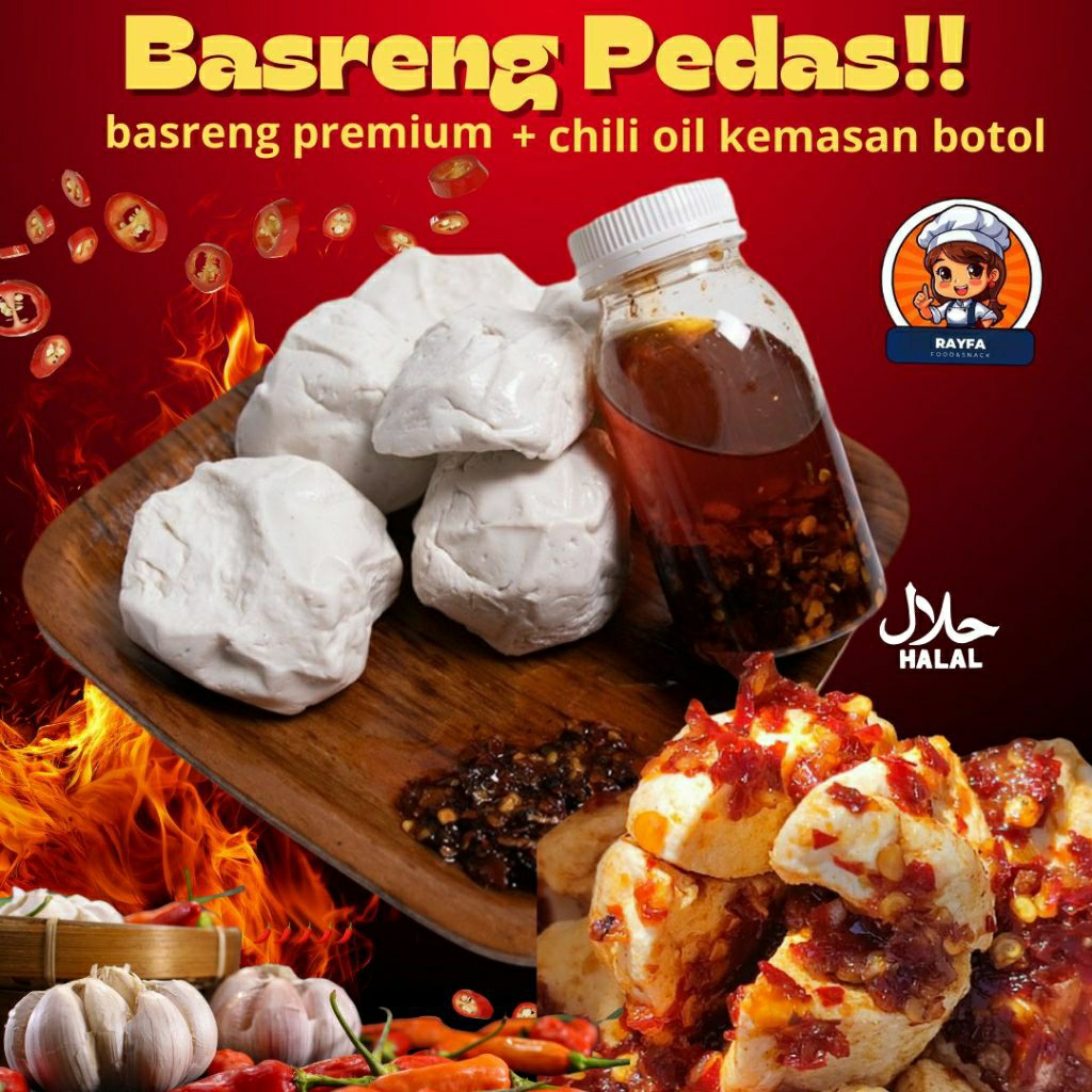 

Basreng Mentah Plus Bumbu Cikruh Botol 125gr Rayfa Food