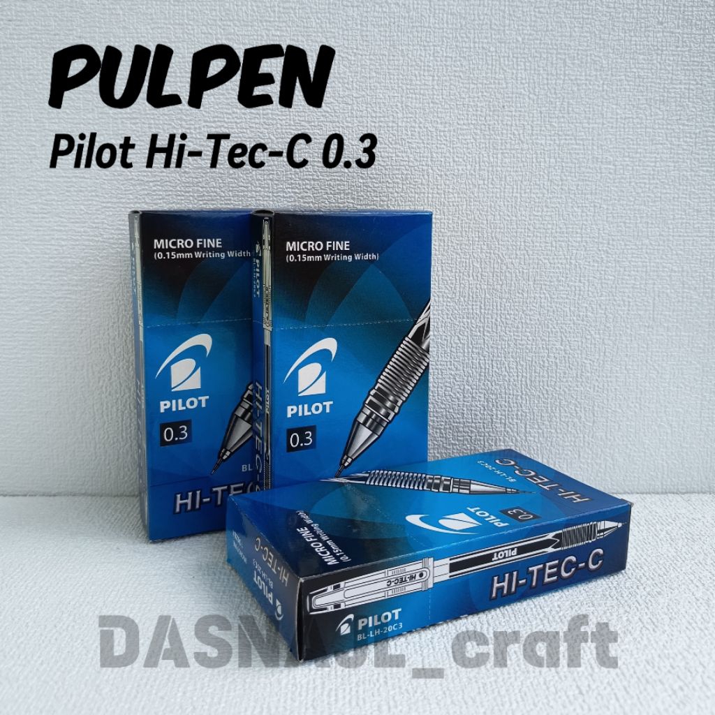 

( 1 pack / 12 pcs ) Pulpen Hi Tec C 0.3 Pilot Hi Tech 0.3 Hitec C