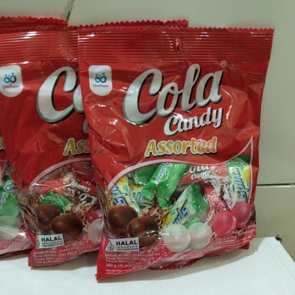 

Permen Cola Candy Assorted ( isi 40 pcs)
