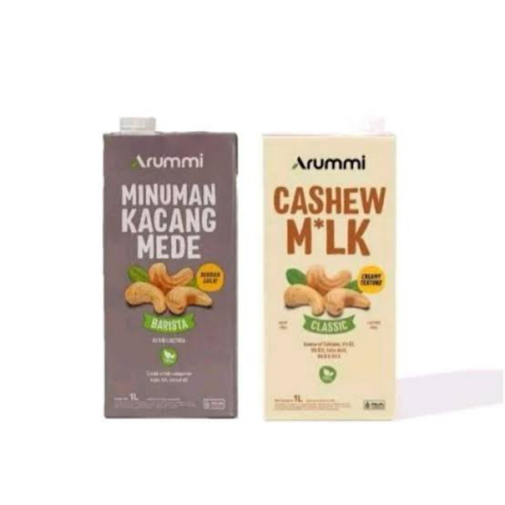 

Arummi Cashew Milk Drink 1L - Minuman Kacang Mede Barista/ Classic Vegan