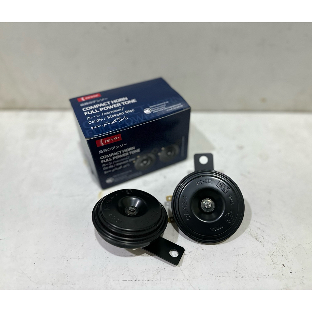 klakson bel denso 12V dobel disk motor mobil universal original