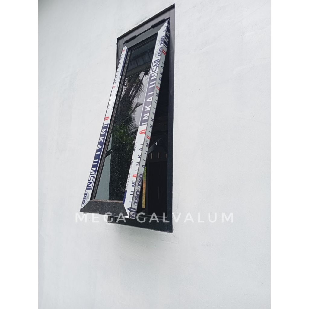 Jendela Alumunium Minimalis | Jendela Jungkit Alumunium | Jendela Buka Samping Alumunium