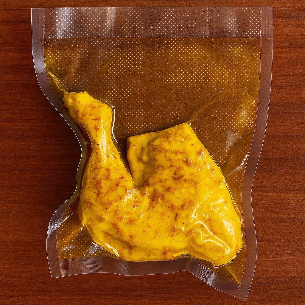 

Ayam Ungkep Negeri bumbu kuning 1/4 ekor (Paha atau Dada) GRATIS sambal & serundeng