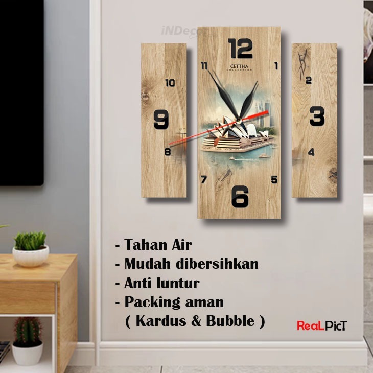 Gudang'D - Jam Dinding Unik Klasik Aeshthetic Dekorasi Hiasan Ruang Tamu Kamar Tidur