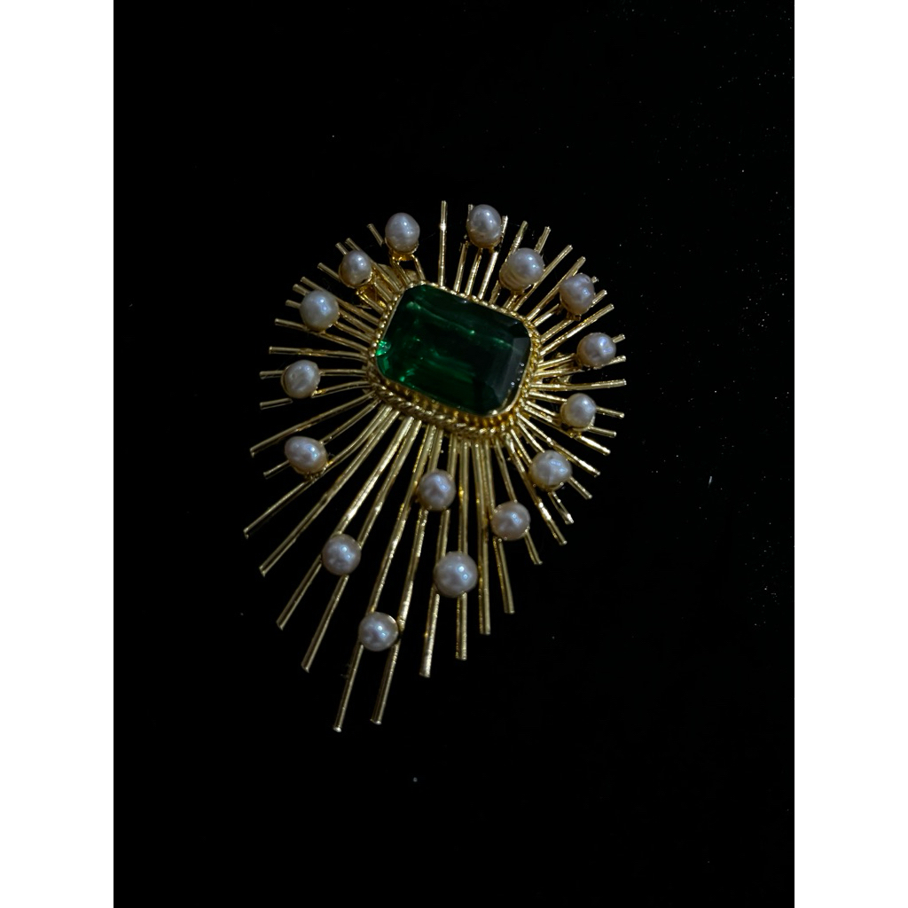 Smaragda Premium Medium Brooch - Bros Kebaya | Bros Etnik