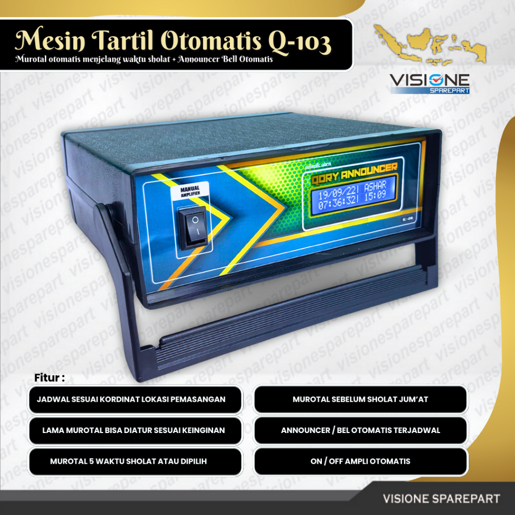 NEW PRODUCT MUROTAL ALQURAN OTOMATIS MASJID TARHIM MUSHOLLA JWS TILAWAH JUMAT RADIO AUTO TARTIL