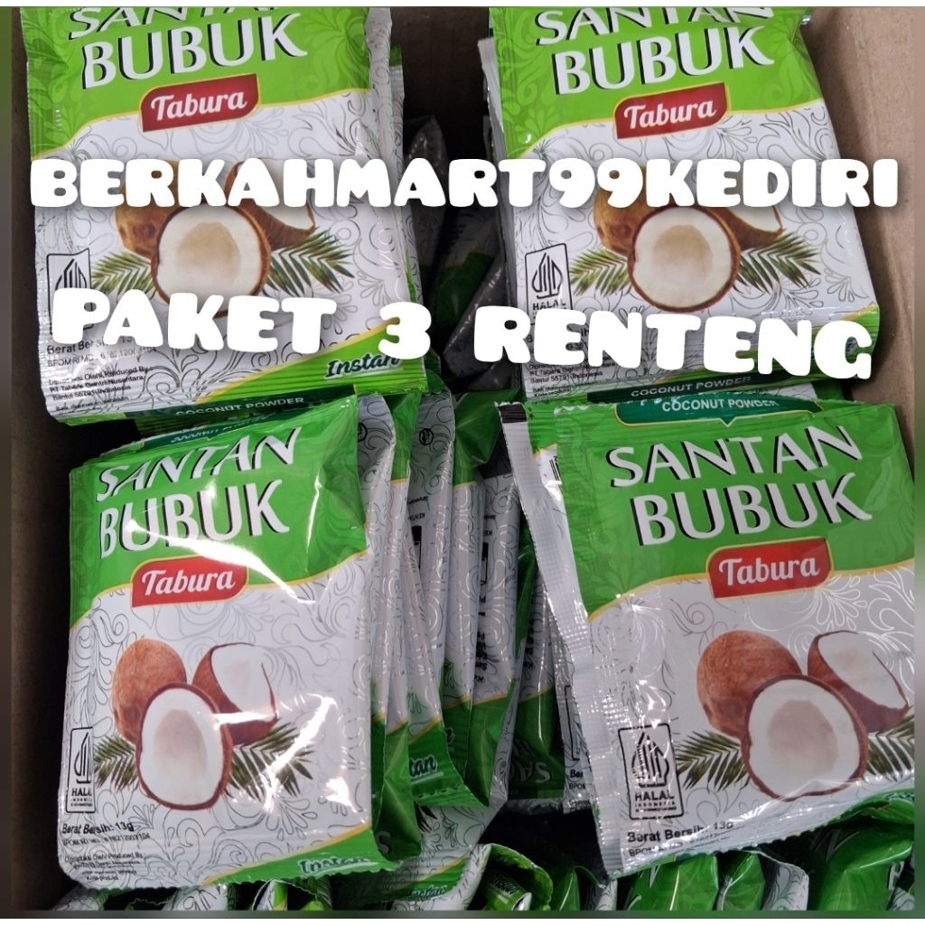 

Santan bubuk tabura paket 3 renteng