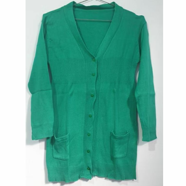 (Preloved) Cardigan Rajut Cardigan Wanita Jaket Rajut Cardigan Kancing Depan