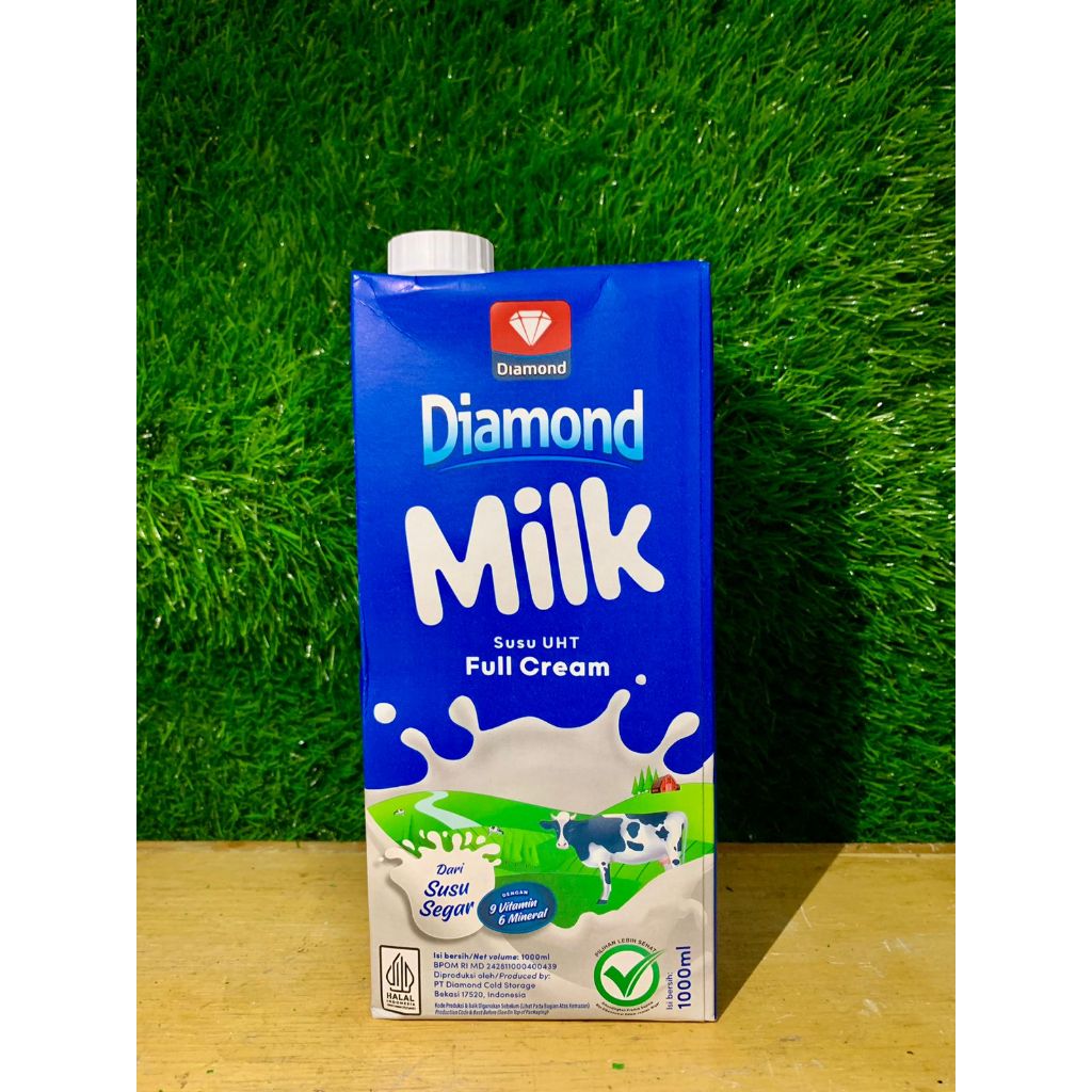 

Diamond Milk Susu UHT Full Cream 1000ml