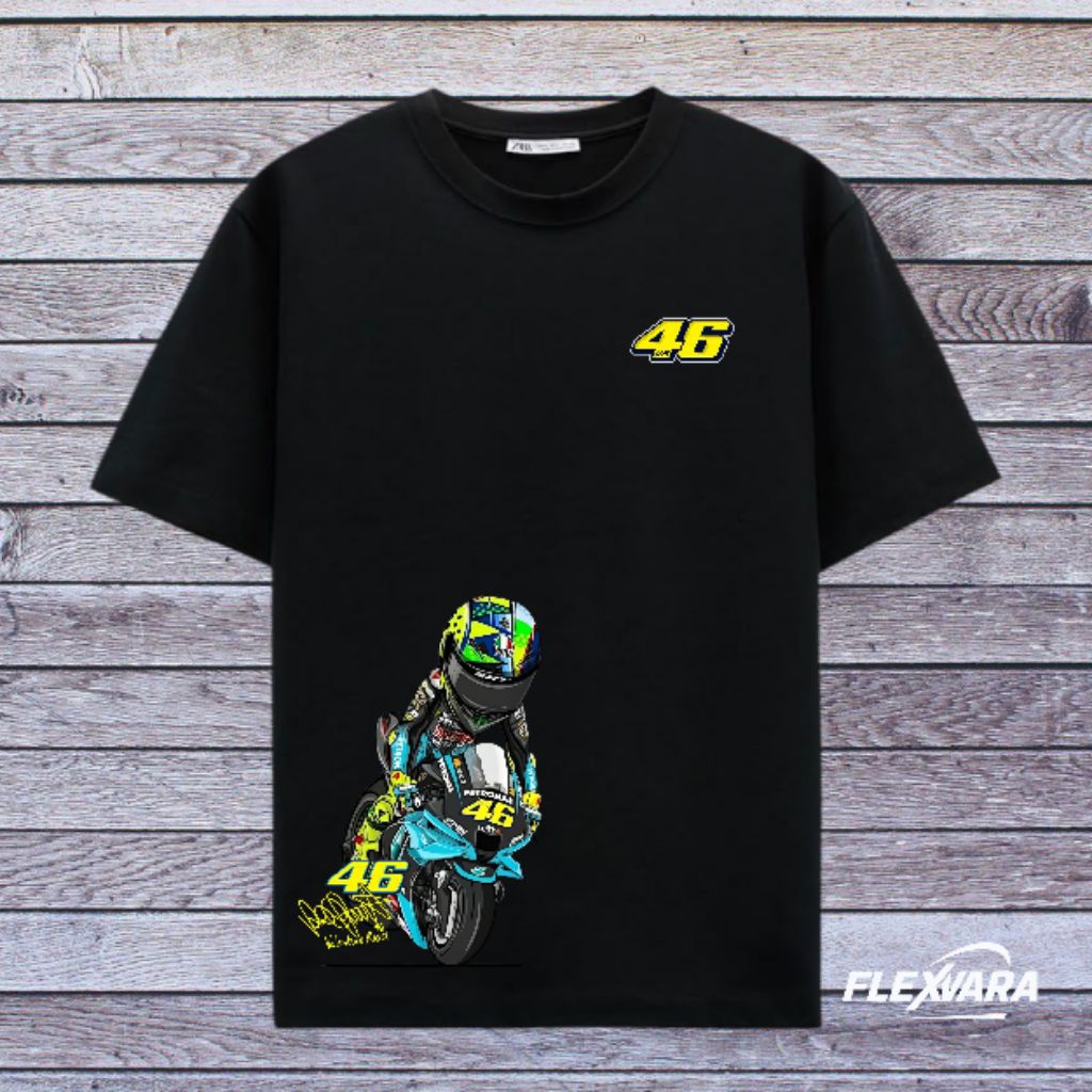 KAOS VALENTINO ROSSI PETRONAS - kaos MotoGP lovers VR46