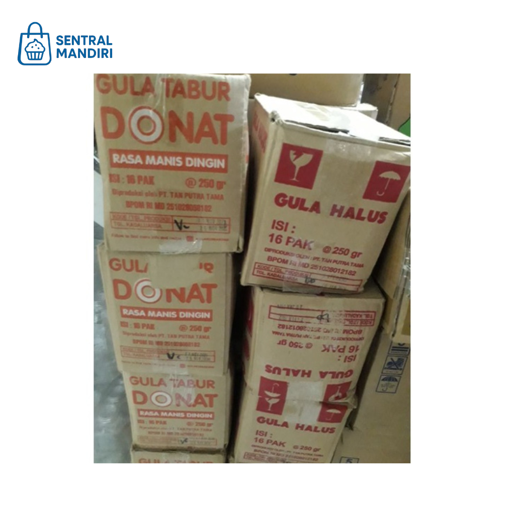 

[16 pcs] Gula Tabur Donat Claris Oren & Merah 1 Dus