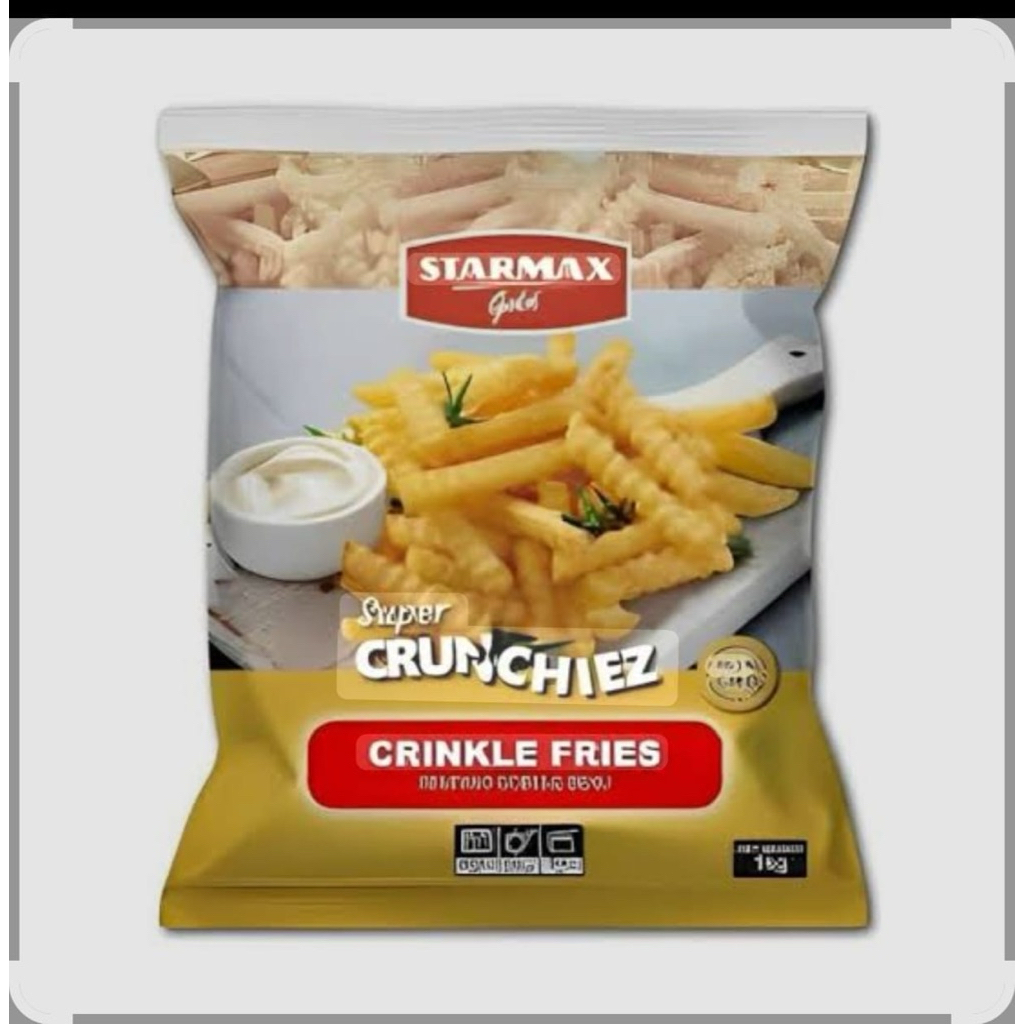 

Starmax kentang 1 KG Crinkle cut