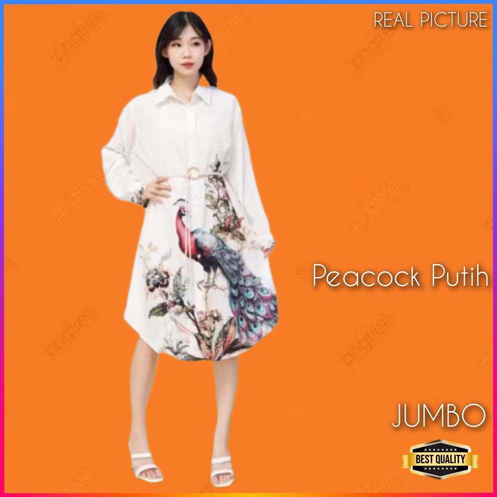 Baju Gaun Pesta Wanita Dress Kekinian Korea Jumbo LD 120 Natal Elegan Import Bigsize Mewah