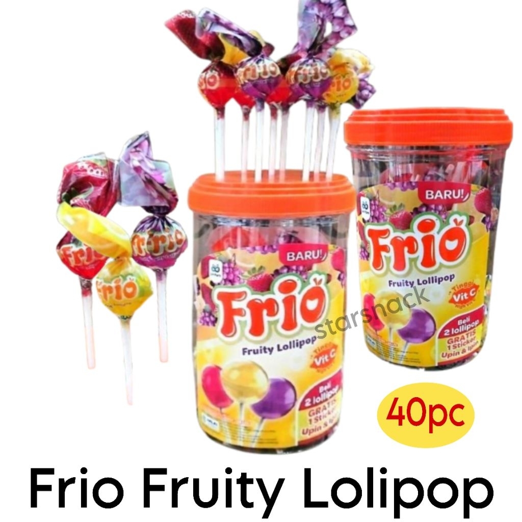 

Frio Fruity lolipop isi 40pc