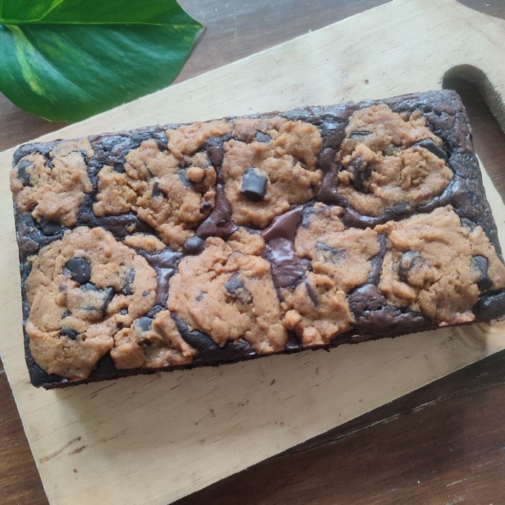 

Brownies Cookies Dua Layer Brownies Softcookies Original Wangi Butter Gula Palm