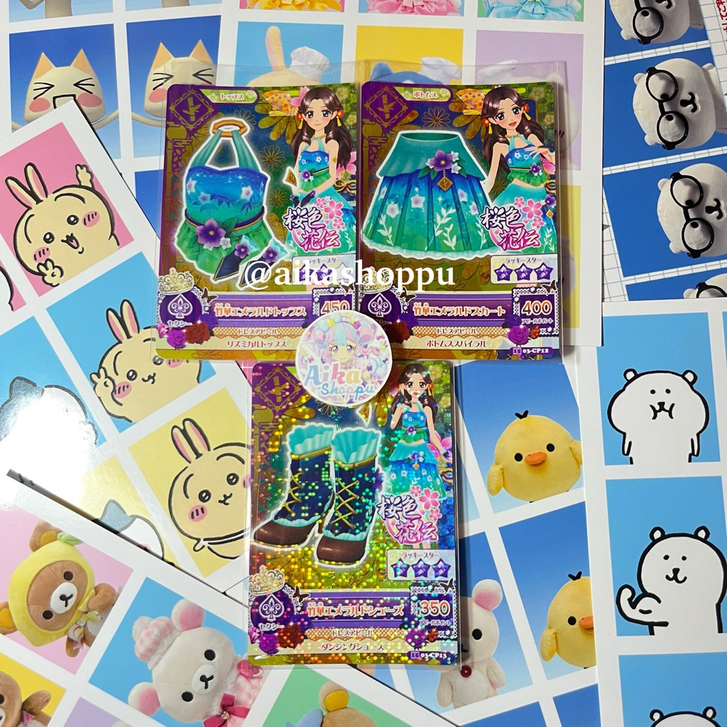 Kartu Aikatsu Jepang Miyabi Fujiwara Campaign Card VERY RARE