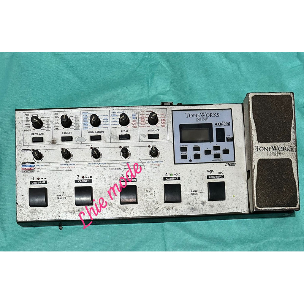 Efek gitar korg ax1000g. KORG AX1000G