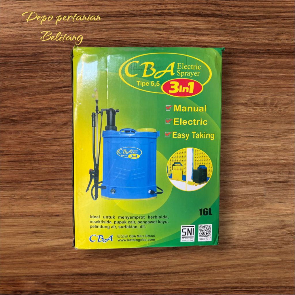 SPRAYER ELEKTRIK DAN MANUAL TYPE 5,5 CBA ASLI 100%