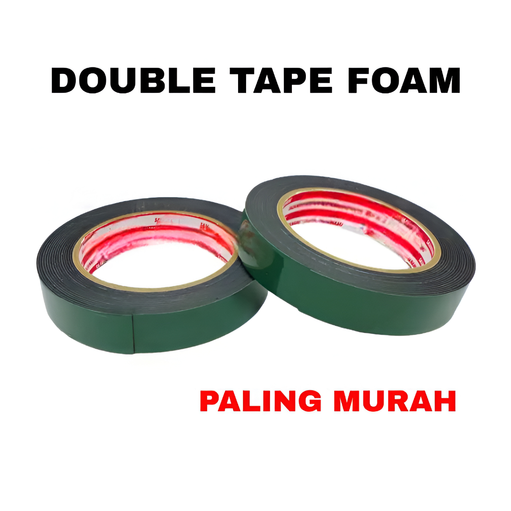 

Lakban Double Tape 24mm x 5m | Ecer | Ukuran Lebar, Rekat Seketika
