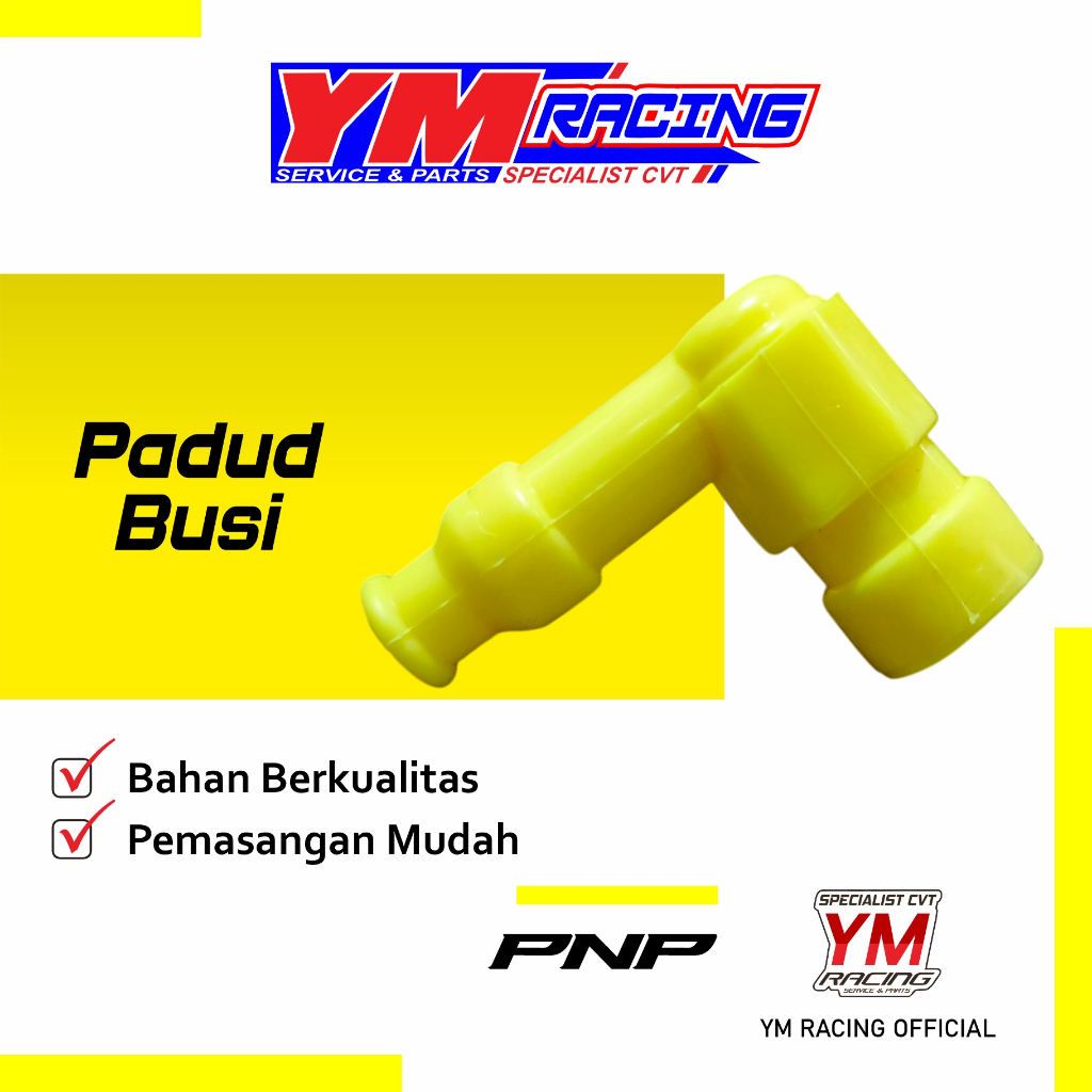 PADUD BUSI / KOP BUSI / COP BUSI - TUTUP BUSI / PLUG CAP BUSI YM RACING - BUSI YM RACING - PADUD YM 