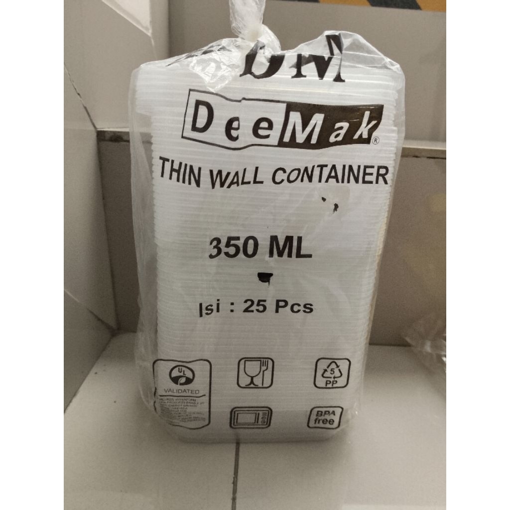 Thinwall 350 ml isi 25 pcs