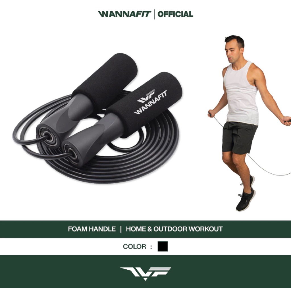 SKIPPING FITCOACH WANNAFIT || SKIPPING JUMP ROPE SPEED 2,5 M WANNAFIT OLAHRAGA RUMAH