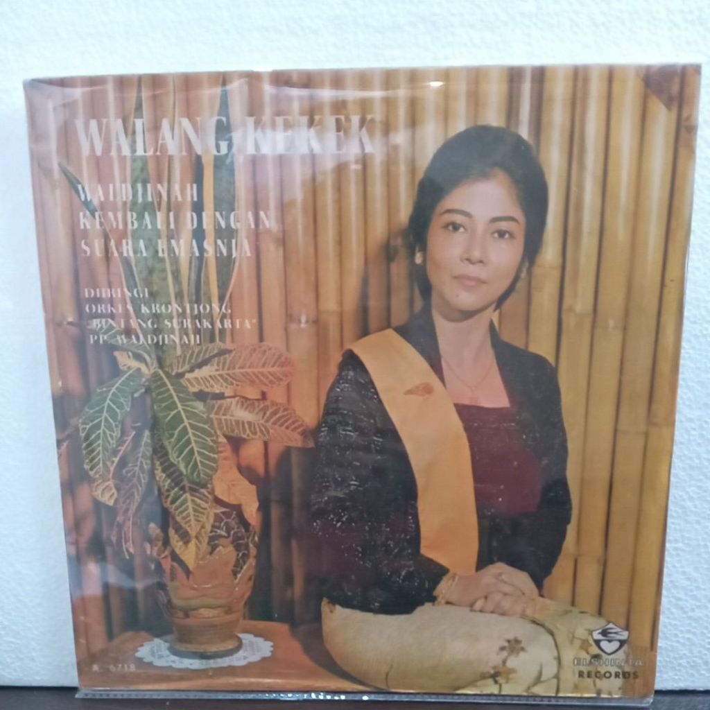 Vinyl Piringan Hitam 12 inch Waldjinah - Walang Kekek