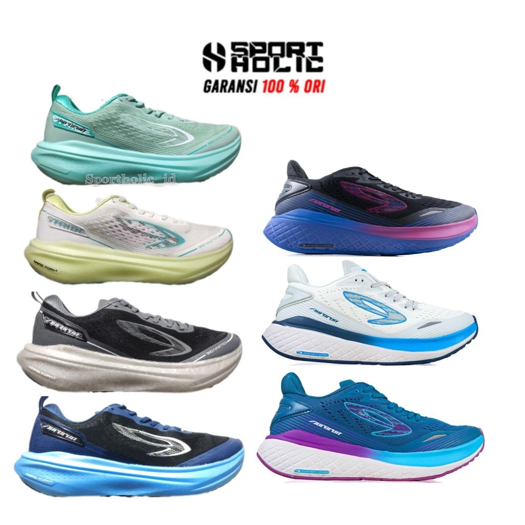 SEPATU RUNNING/LARI 910 NINETEN AURORUN - AURORUN STRIDE 100% ORIGINAL