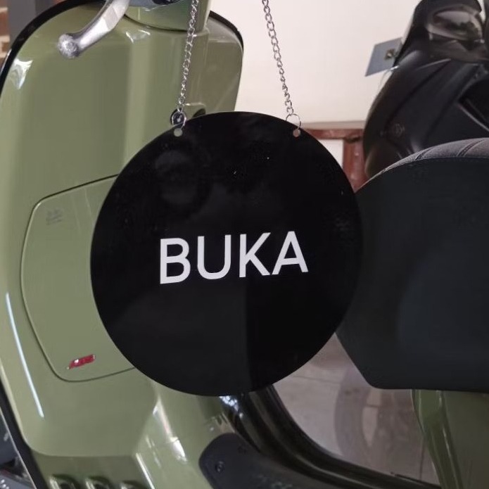 sign akrilik / akrilik / BUKA TUTUP