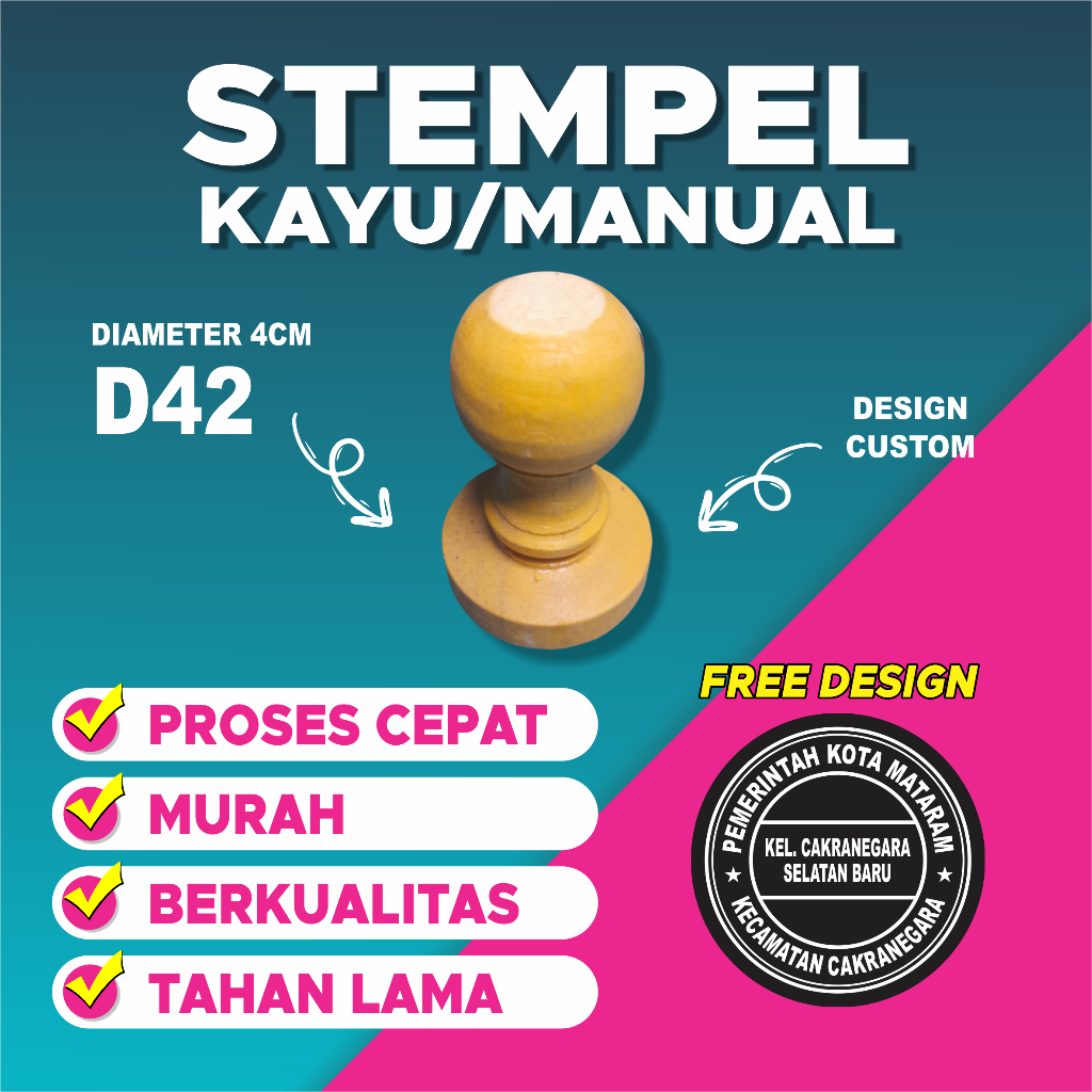 

STEMPEL KAYU MANUAL RUNAFLEK BULAT UKURAN D42 MURAH BERKUALITAS