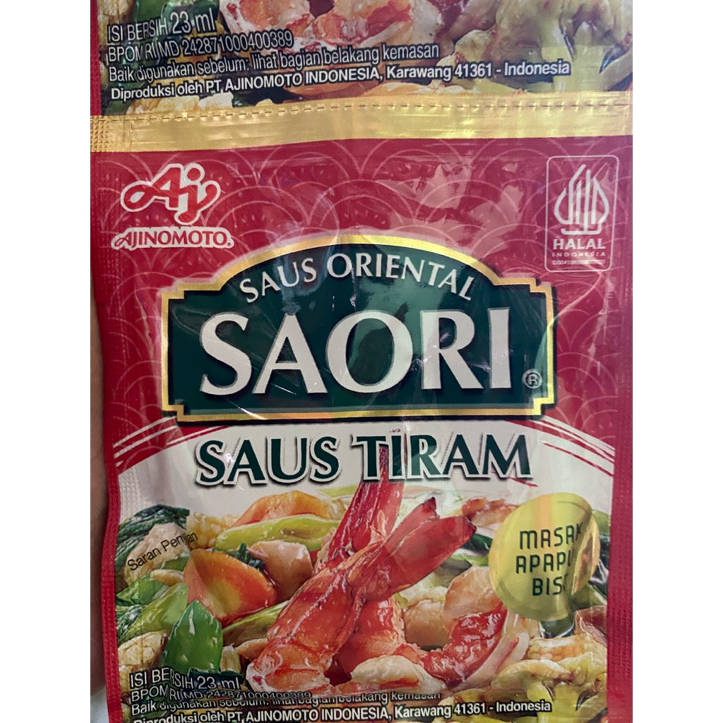 

5 Pcs Saori Saos Tiram 23 ml