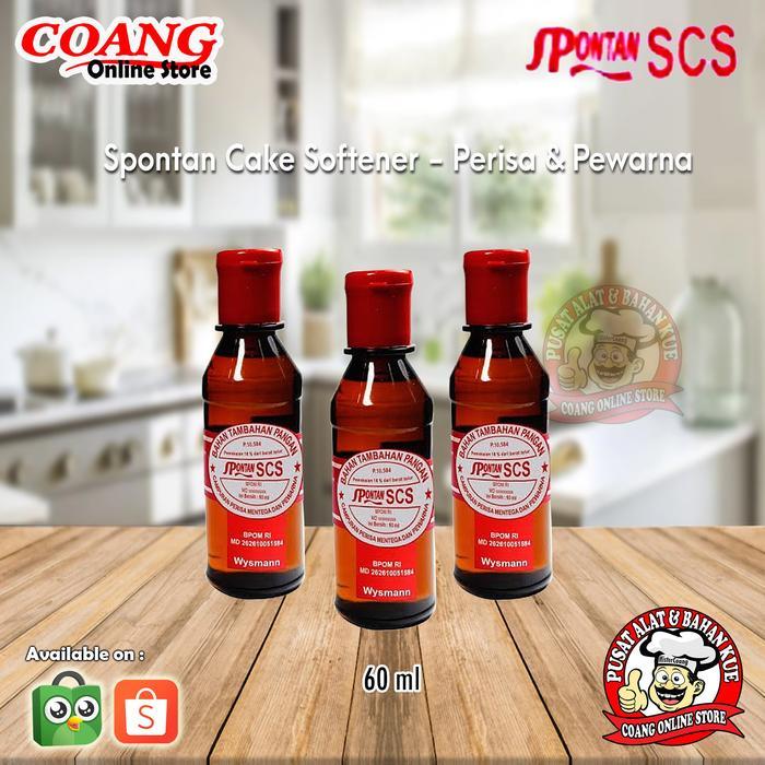 

Spontan SCS 60ml Cake Softener Pelembut Kue Perisa
