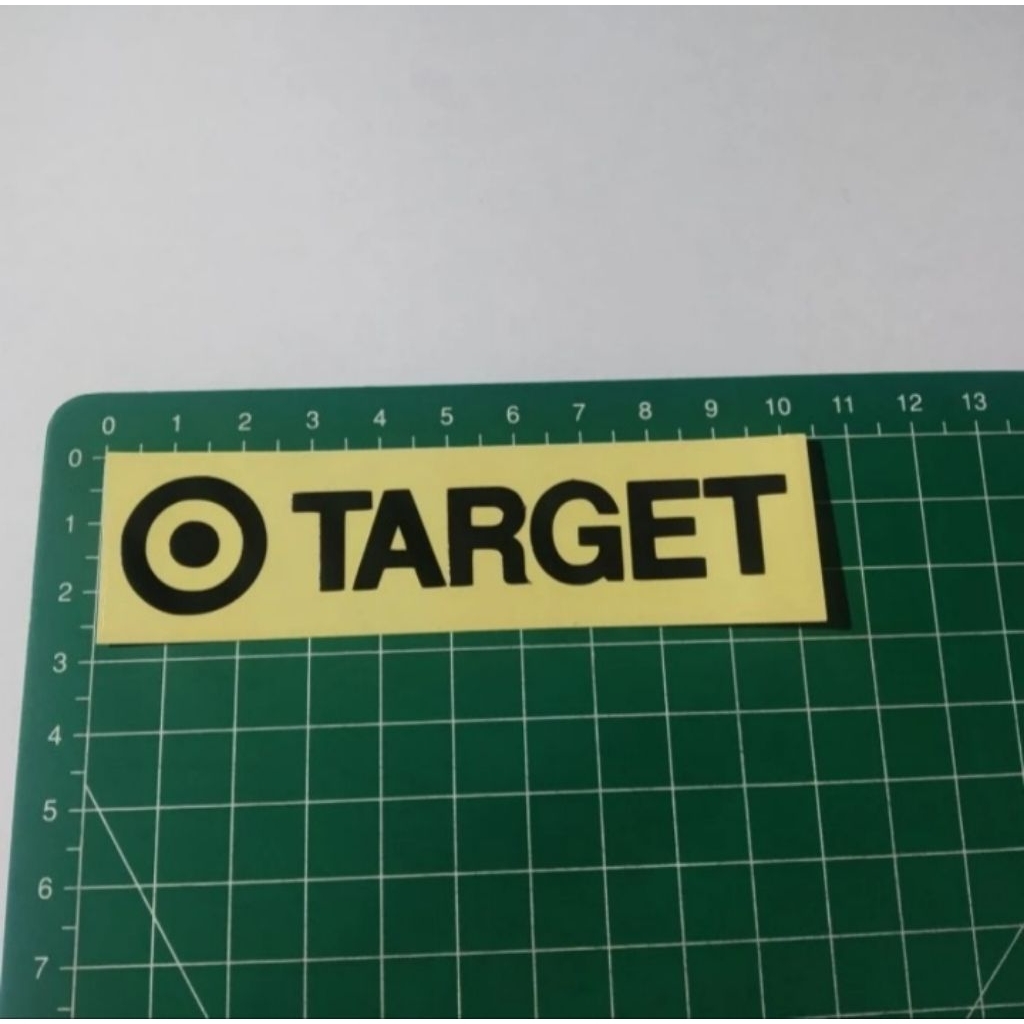 

stiker cutting target