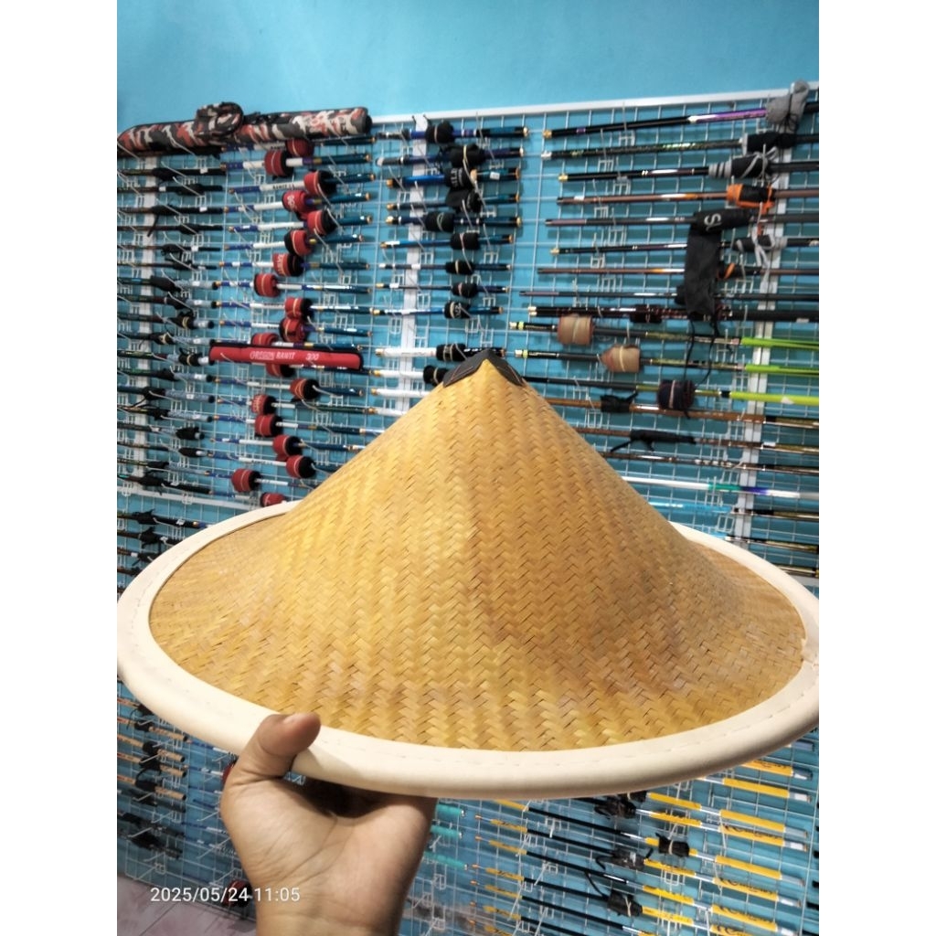 TOPi CAPING PETANI JUMBO TOPI BESAR 51 CM ANYAMAN HALUS
