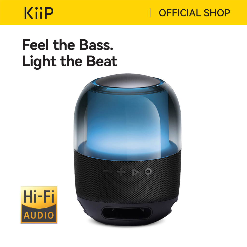 KiiP Wireless Y7 Bluetooth Speaker Portable TWS RGB LED HIFI SOUND