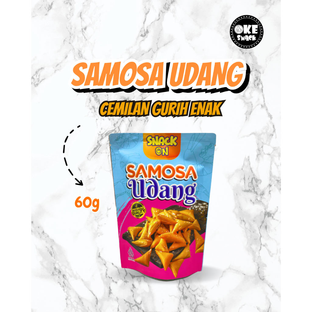 

Snack On Samosa Mini Abon Udang Samosa Abon 60gr