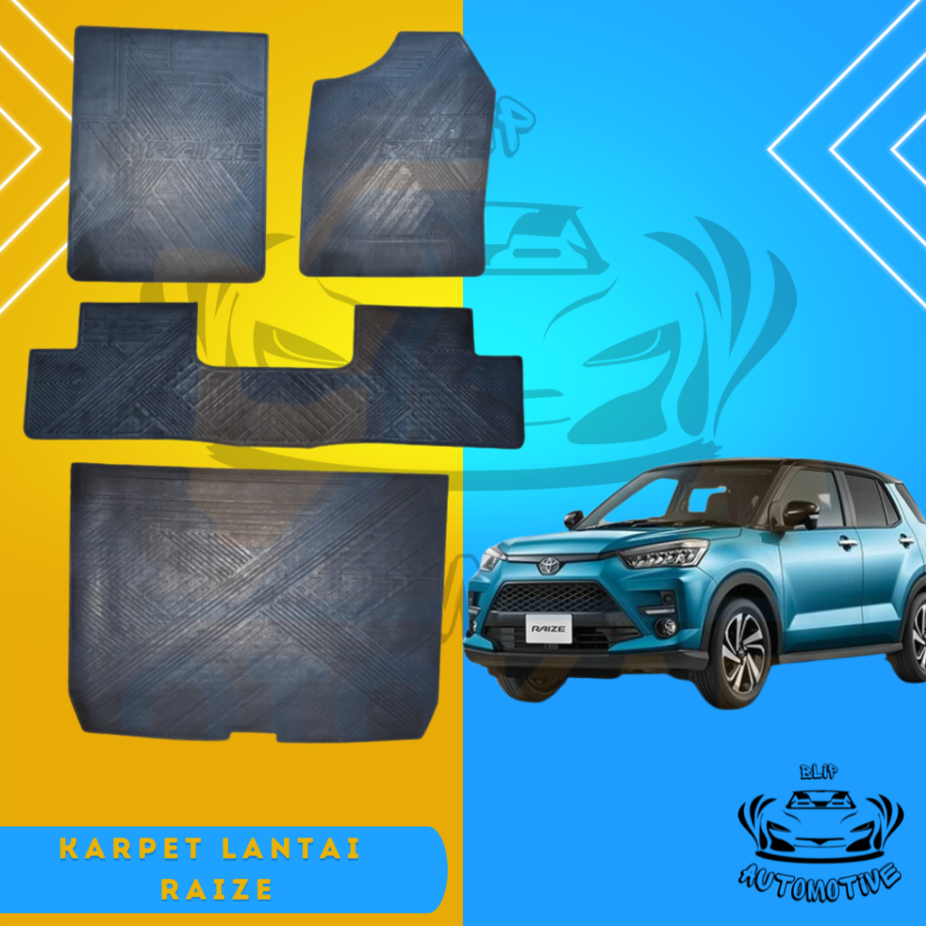 KARPET LANTAI KARET RAIZE ROCKY / KARPET KARET MOBIL RAIZE ROCKY / KARPET RAIZE ROCKY