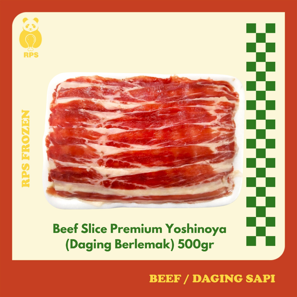 

Slice Yoshinoya, Daging Sapi Slice Premium 500gr
