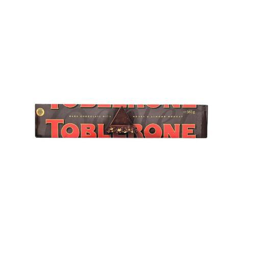 

Toblerone Swiss Dark Chocolate With Honey & Almond Nougat Big Size