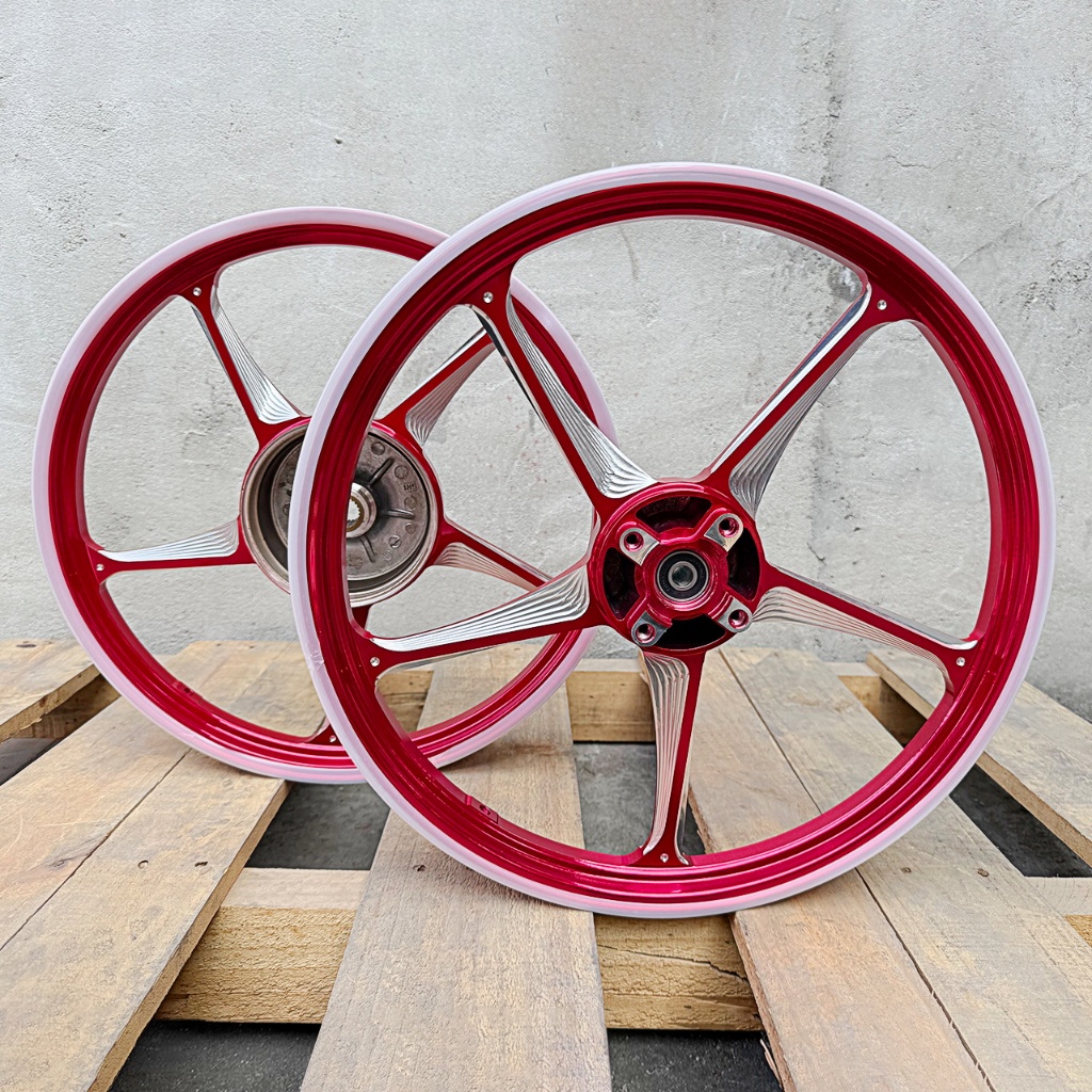 HYLOS CNC Velg Pelek Velg Racing Merah Vario 125 Vario 150 RING 17